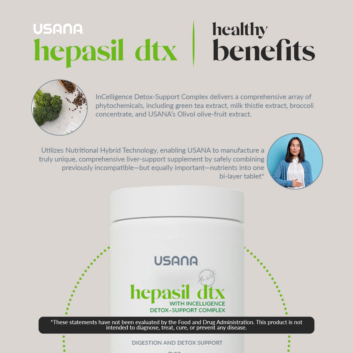 USANA Hepasil DTX Liver Support - 84 Tablets - image 5