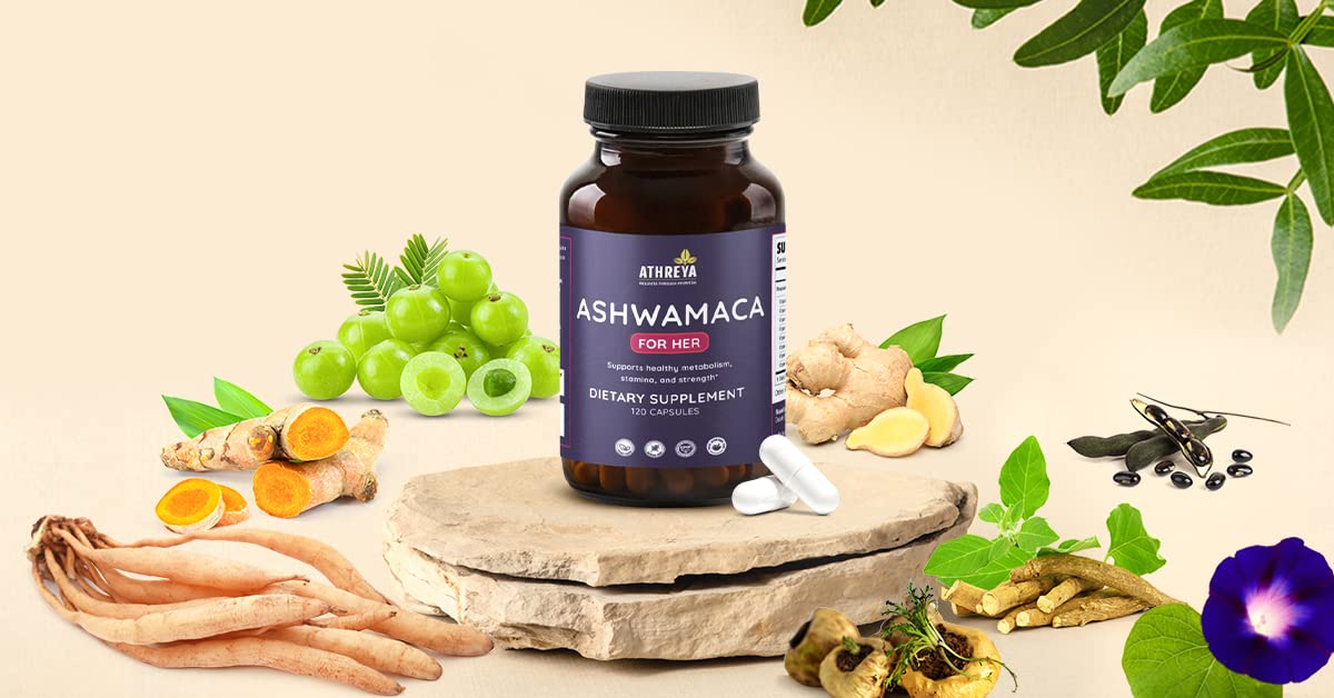 Athreya Herbs Ashwamaca for Her Capsules - 120 Capsules - image 4