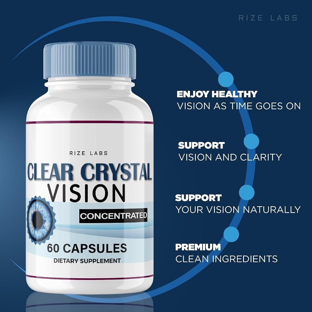 rize labs Clear Crystal Vision Eye Support Formula - 300 Capsules - image 3