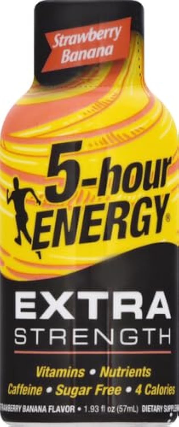 5-Hour Energy Extra Strength Sugar Free Strawberry/Banana - 12 Pack