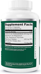 Essential Elements Magnesium Plus Zinc with Vitamin D3 - 540 Capsules - image 8