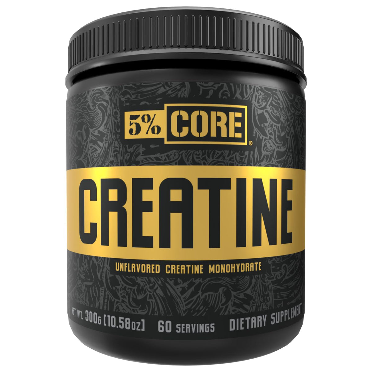 5% Nutrition Core Micronized Creatine Monohydrate Powder - 10.58 oz