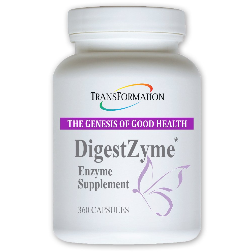 TRANSFORMATION DigestZyme Enzyme Supplement for Kids - 360 Capsules