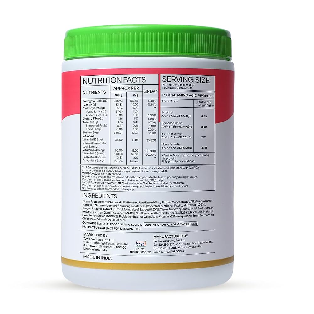OZiva Daily Protein Activ for Women Chocolate - 300g - image 8