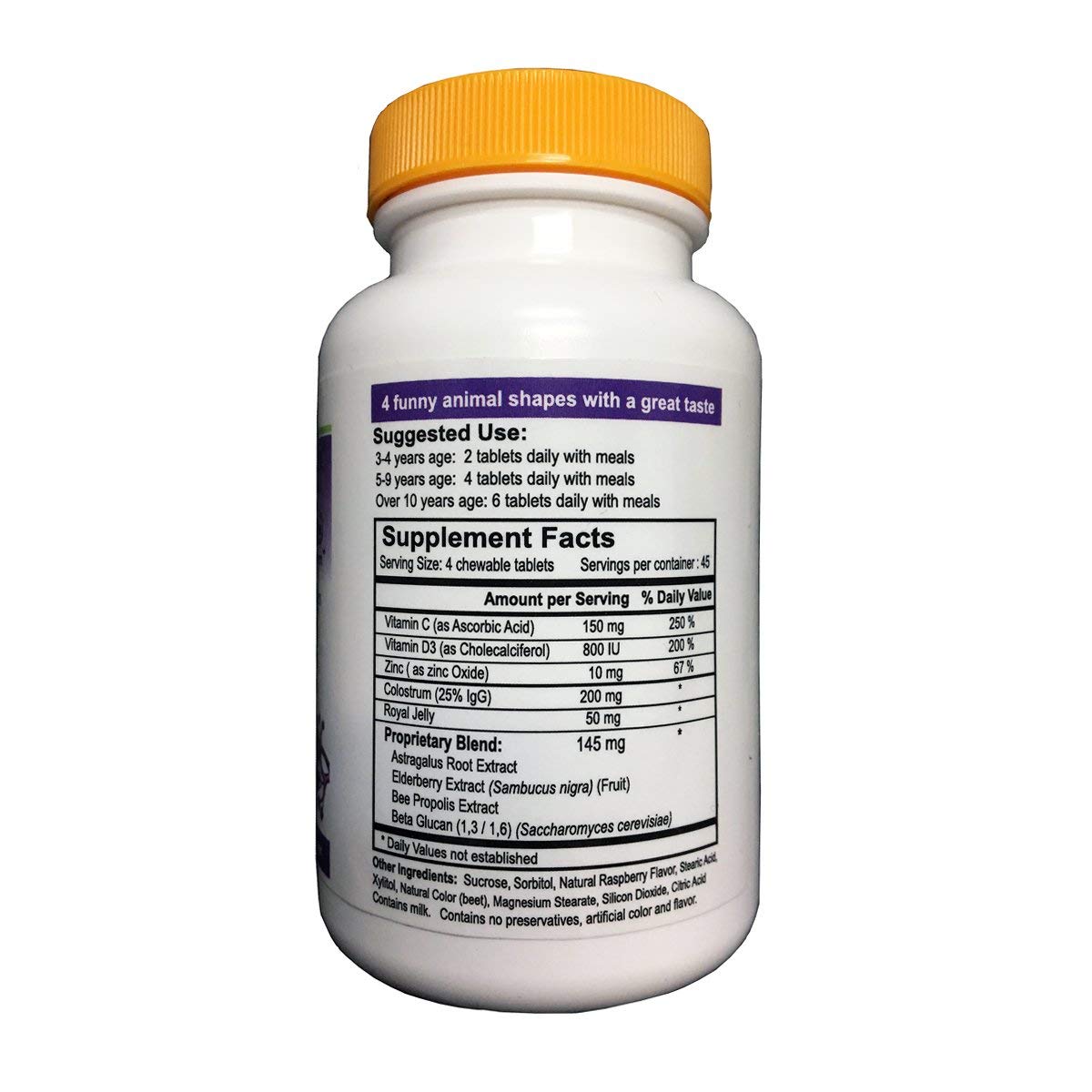 Nutripia Kidmune Kids Immune Support Chewable Tablets - 180 Count - image 9