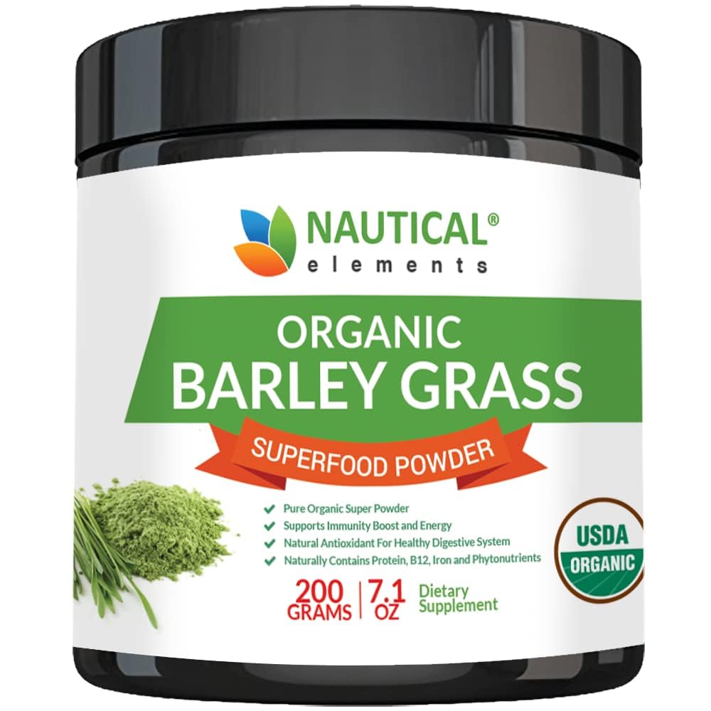 Nautical Elements Barley Grass Powder Organic - 200g