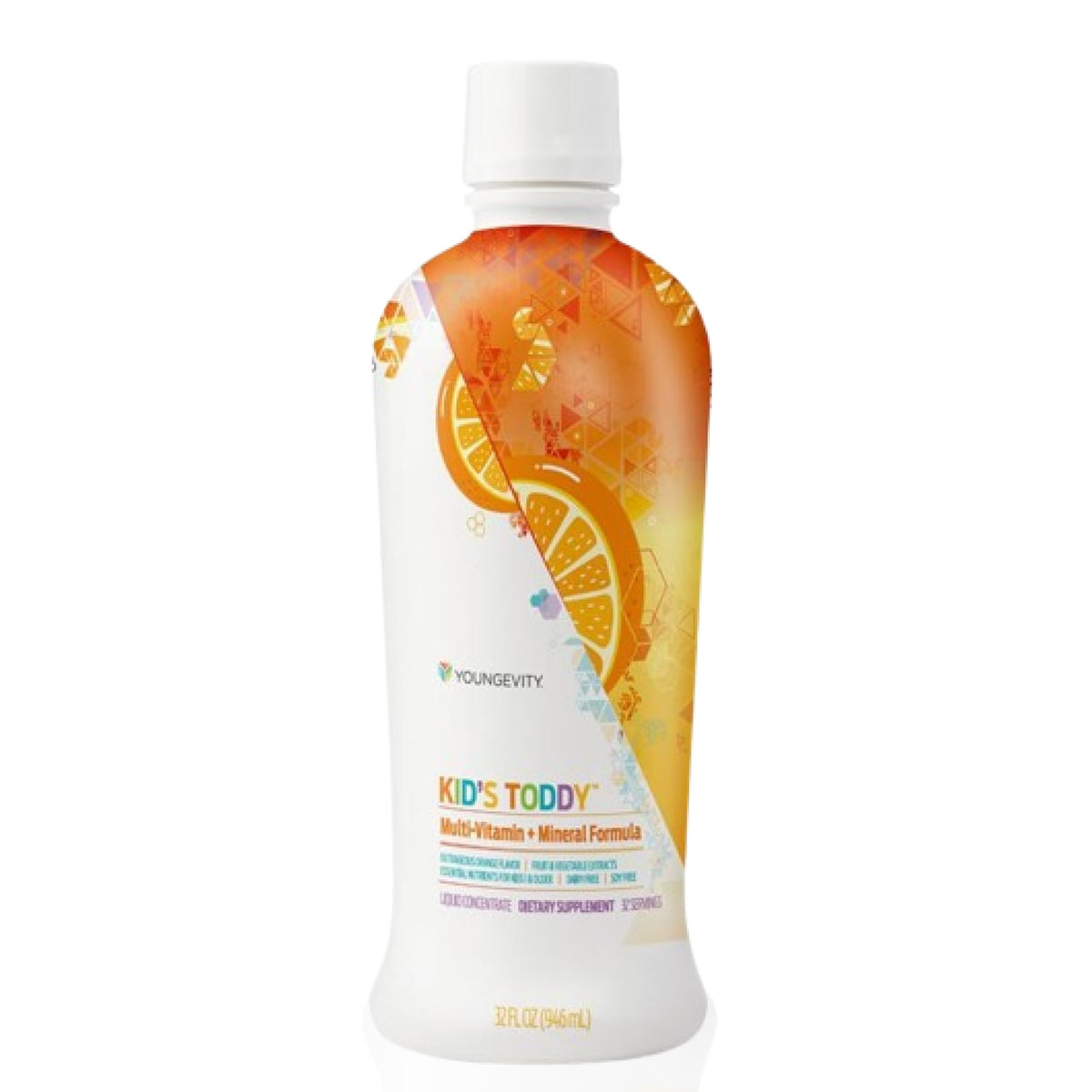 Youngevity Kid's Toddy Liquid Multivitamin Orange - 32 oz (2 Pack)