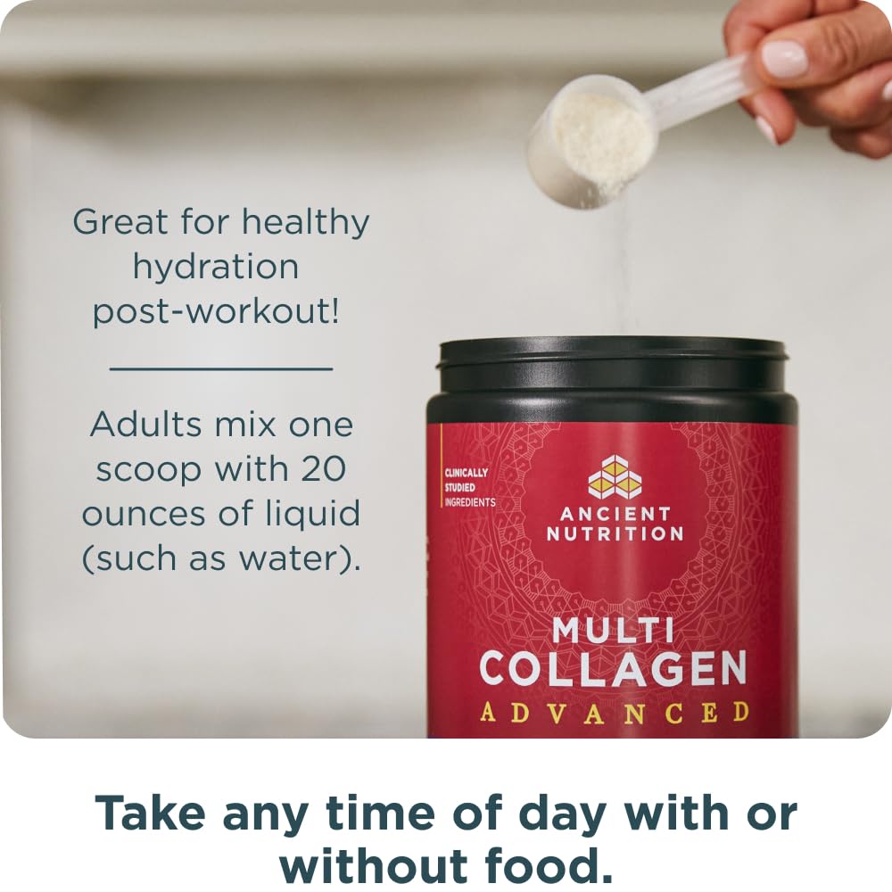 Ancient Nutrition Advanced Multi Collagen Protein Powder Hydrate