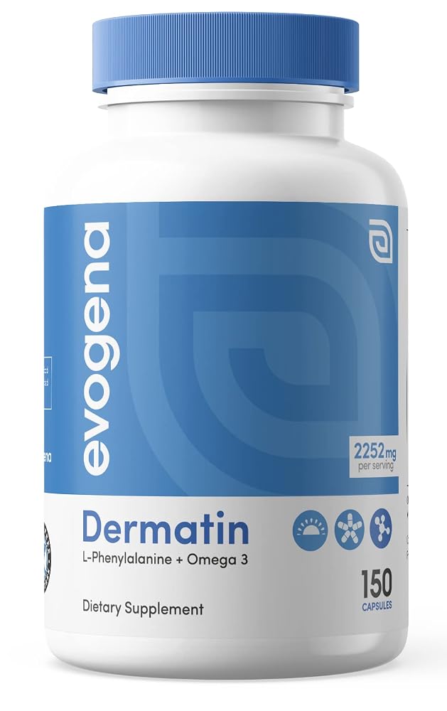 Evogena Dermatin Multivitamin with L-Phenylalanine - 150 Capsules - image 7