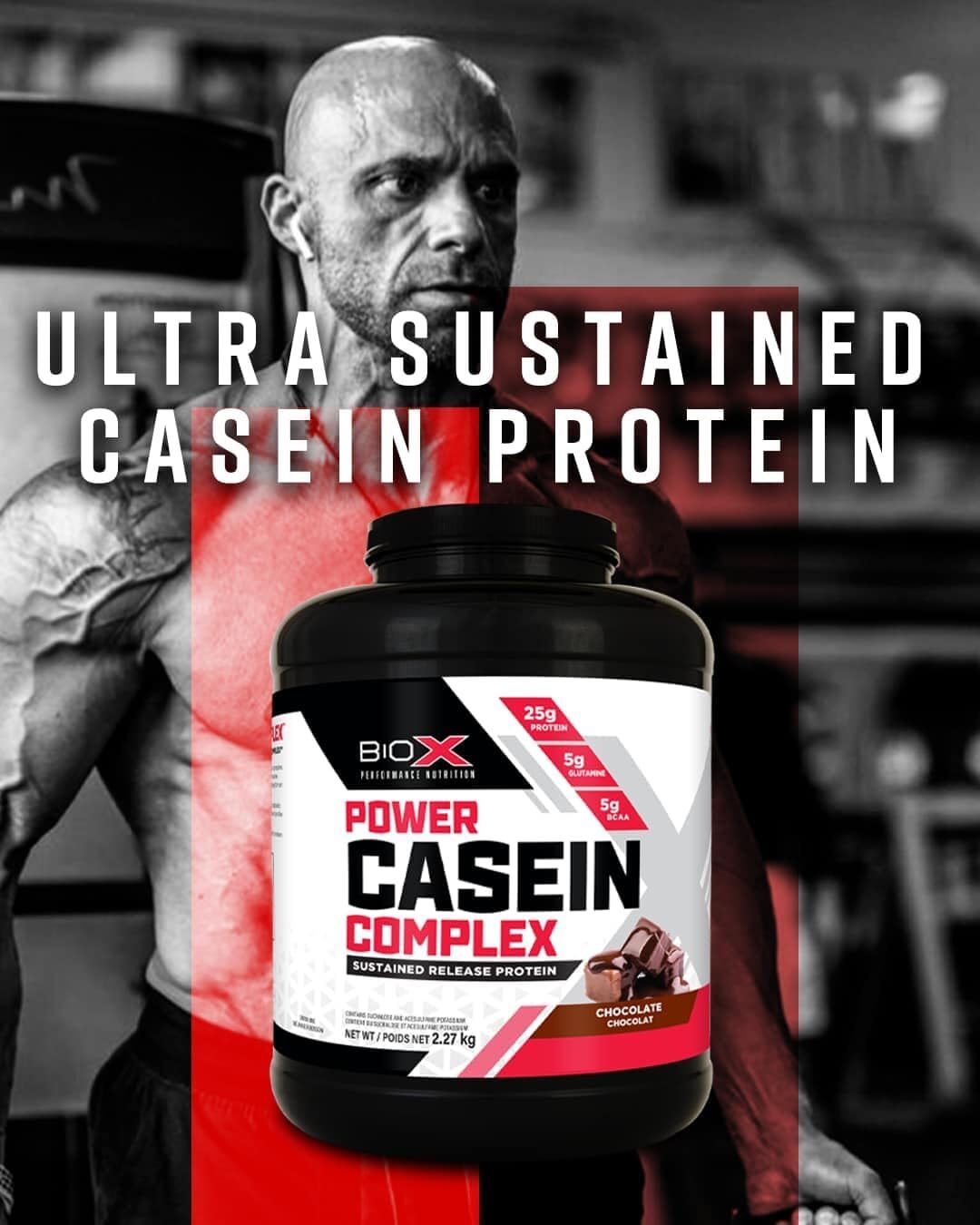 BioX Power Casein Complex Micellar Protein - 65 Servings - image 3