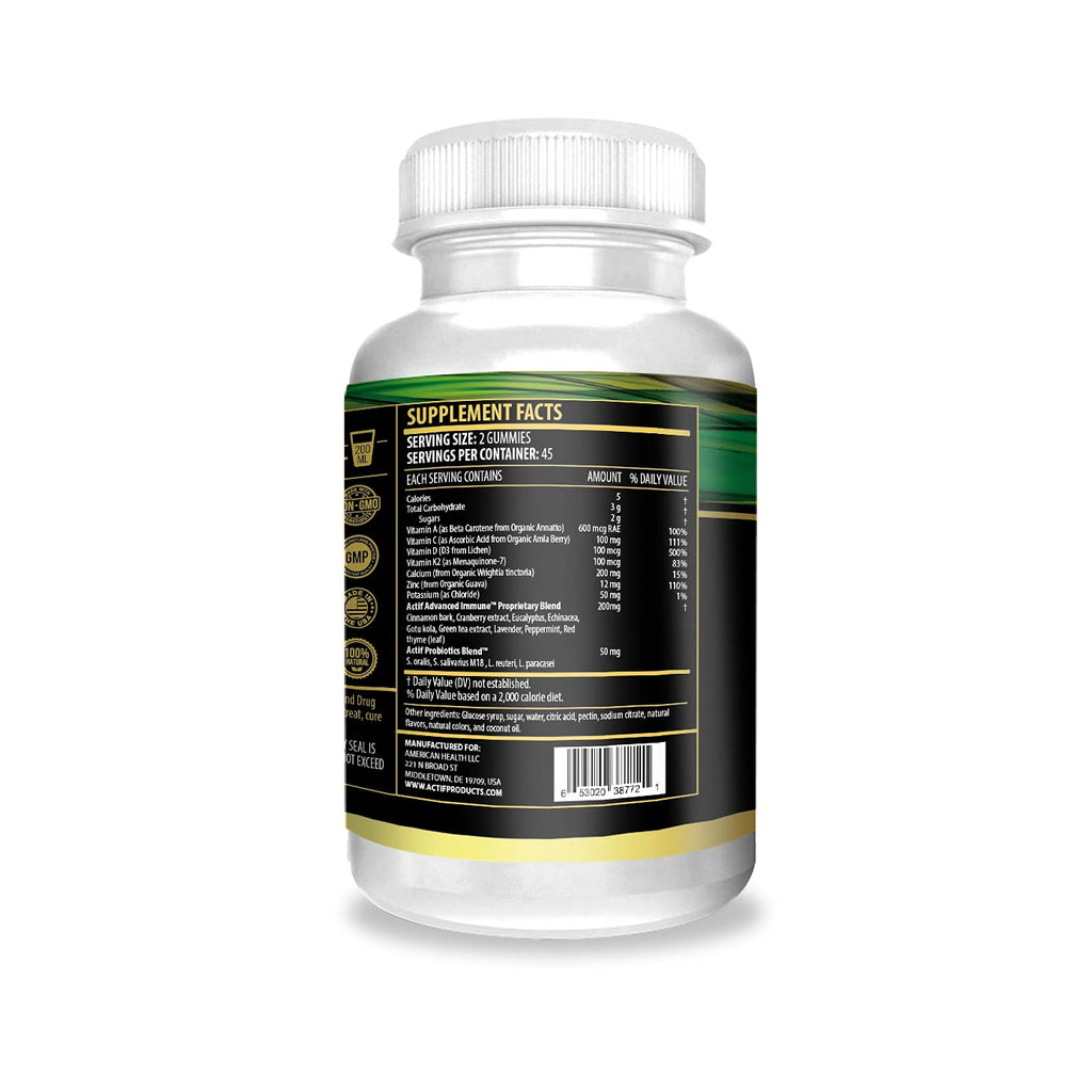 ACTIF Teeth and Gums Mega Support Oral Probiotics - 90 Gummies - image 4