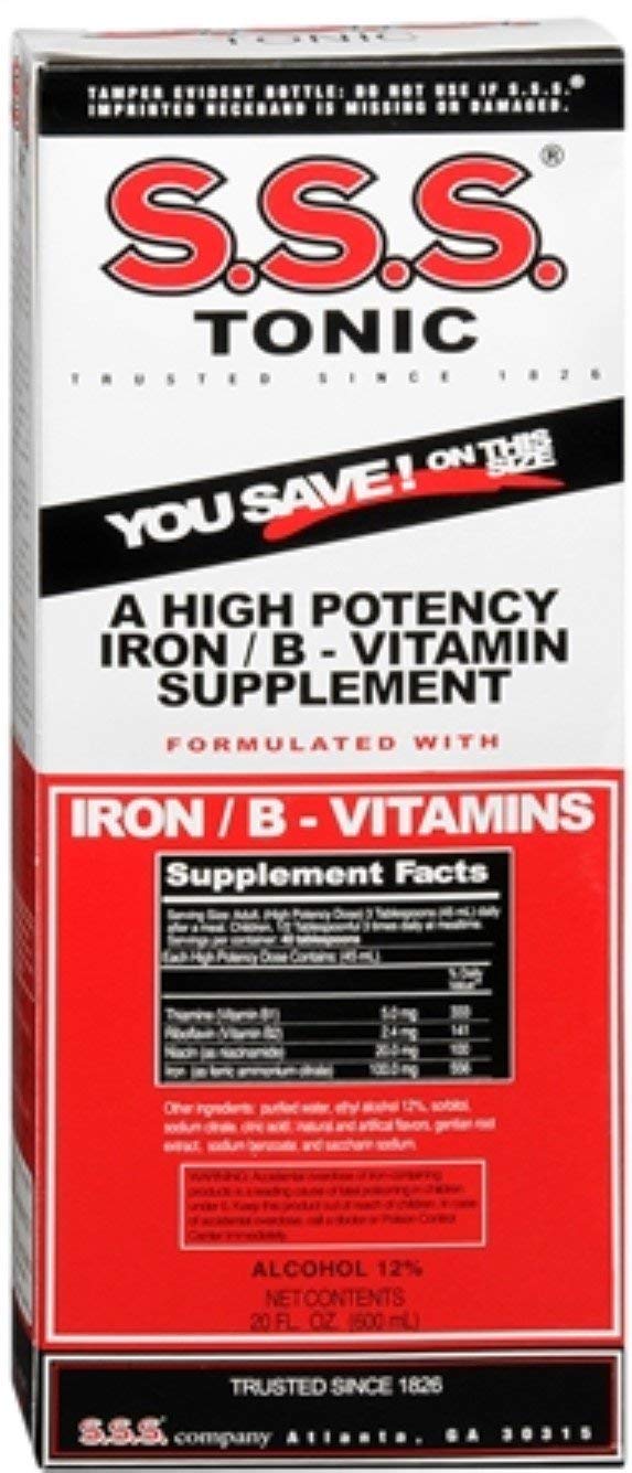 S.S.S. CO. S.S.S. Tonic Liquid Iron & B-Complex for Energy - 40 Fl Oz - image 4