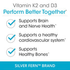 Silver Fern Vitamin K2-D3 Supplement Brand - Natural