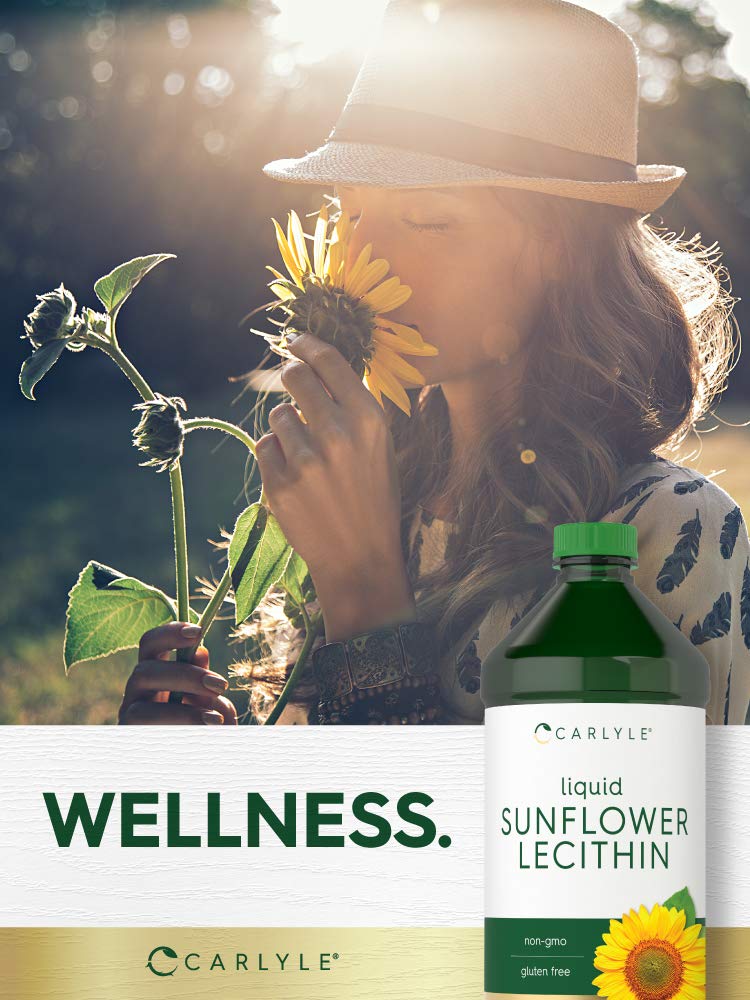 Carlyle Sunflower Lecithin Liquid - 16 fl oz (Pack of 2) - image 6