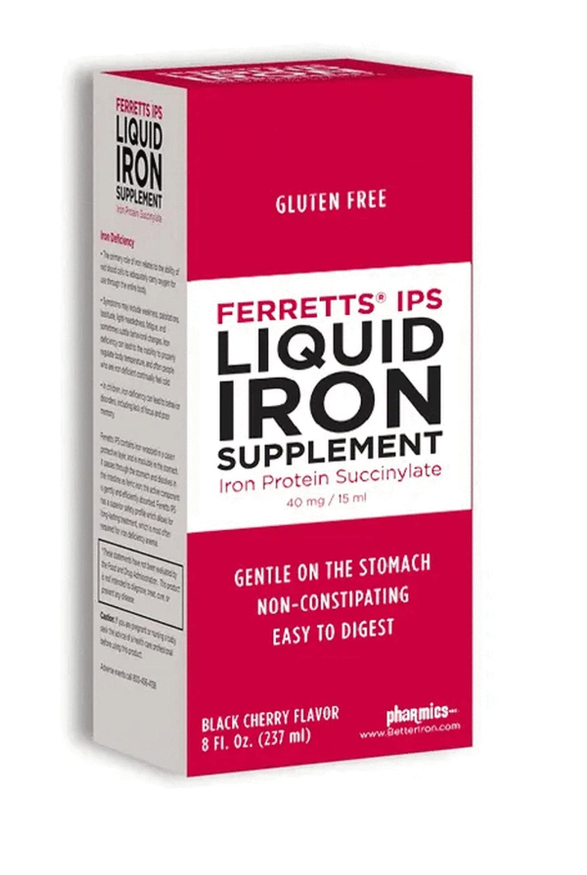 Pharmics Ferretts IPS Liquid Iron Supplement 40mg - 8 Fl Oz