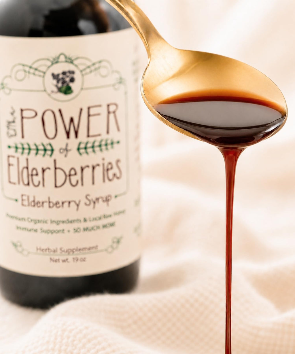 The POWER of Elderberries Elderberry Syrup - 19 Fl Oz - image 3