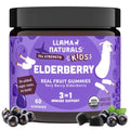 Llama Naturals Elderberry Gummies for Kids Immune Support - 60 Ct