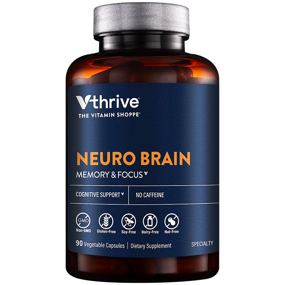 Vthrive Neuro Brain Health Cognitive Support - 90 Vegetarian Capsules