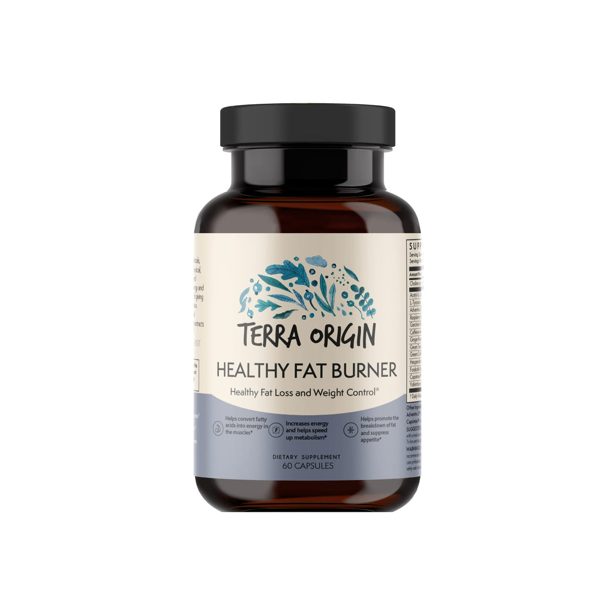 TERRA ORIGIN Metabolism Boost & Fat Loss - 60 Capsules - image 2