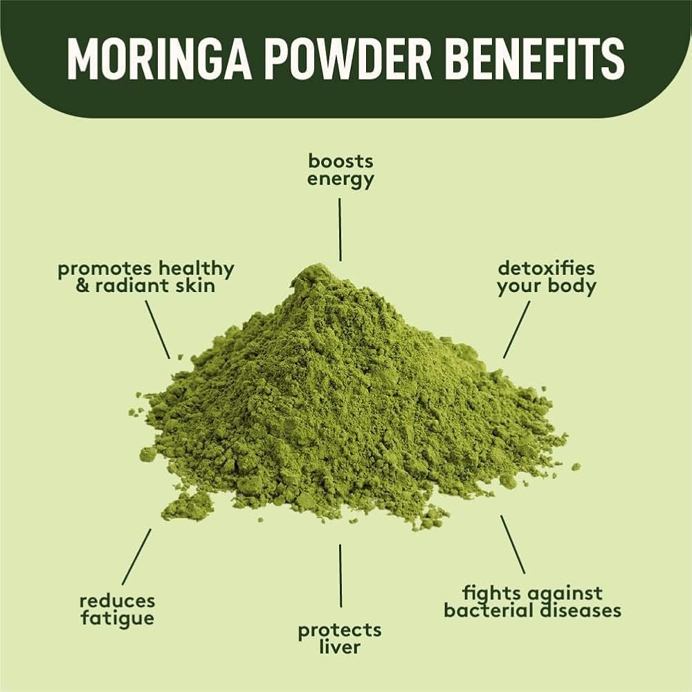 Generic Moringa Powder for Immunity, Skin & Hair - 450g - image 4