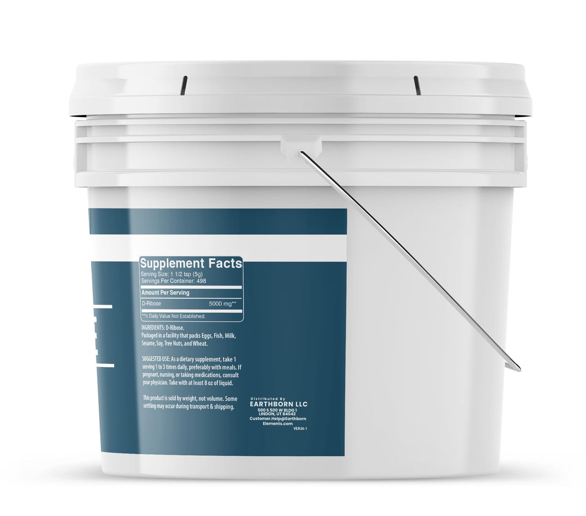 Earthborn Elements D-Ribose Powder - 5.45 Pound - image 2