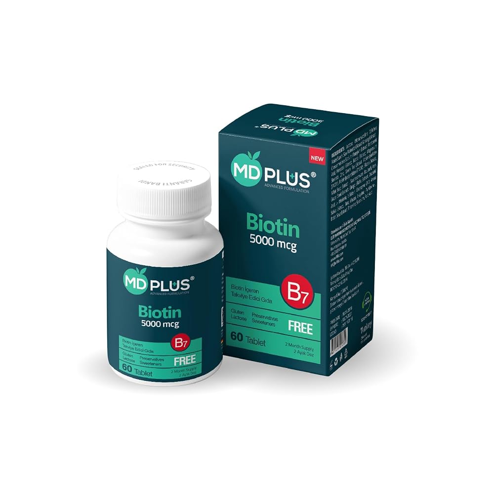 HairMD MD Plus Advanced Hair Biotin 5000 mcg - 60 Tablets