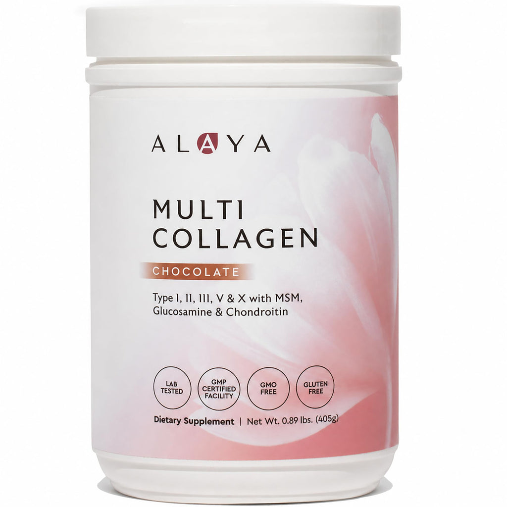 Alaya Naturals Multi Collagen Powder Chocolate - 35 Servings