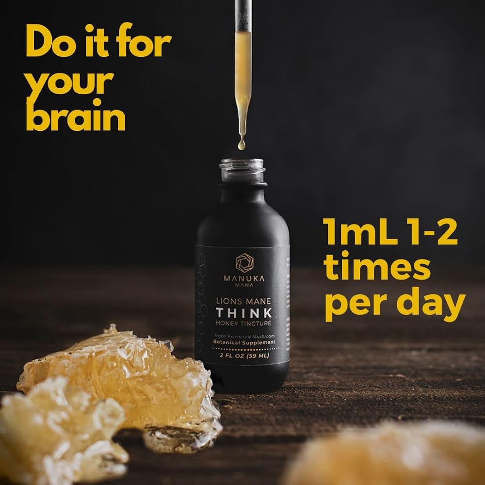 Manuka Mana Lion's Mane Think Honey Tincture - 2 fl oz - image 2