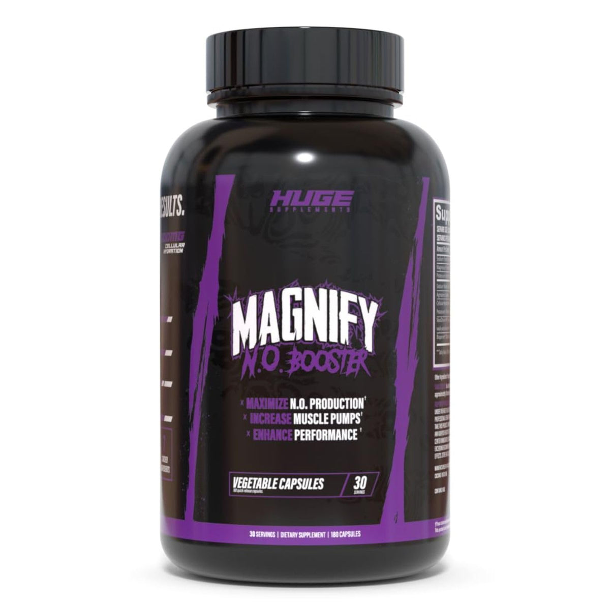 Huge Supplements Magnify Pump Pills Nitric Oxide Booster - 180 Capsules