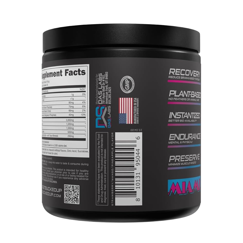 Bucked Up Original BCAA 2:1:1 Branched Chain Amino Acids Powder - 30 Servings - image 5