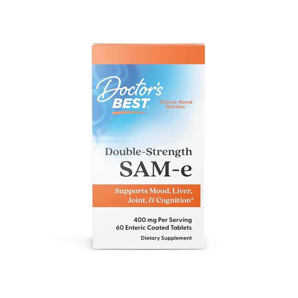 Doctor's Best SAM-e Double Strength Supplement - 60 Tablets