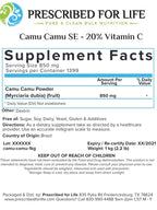Prescribed For Life Camu Camu Powder Vitamin C Superfood - 10 kg - image 5