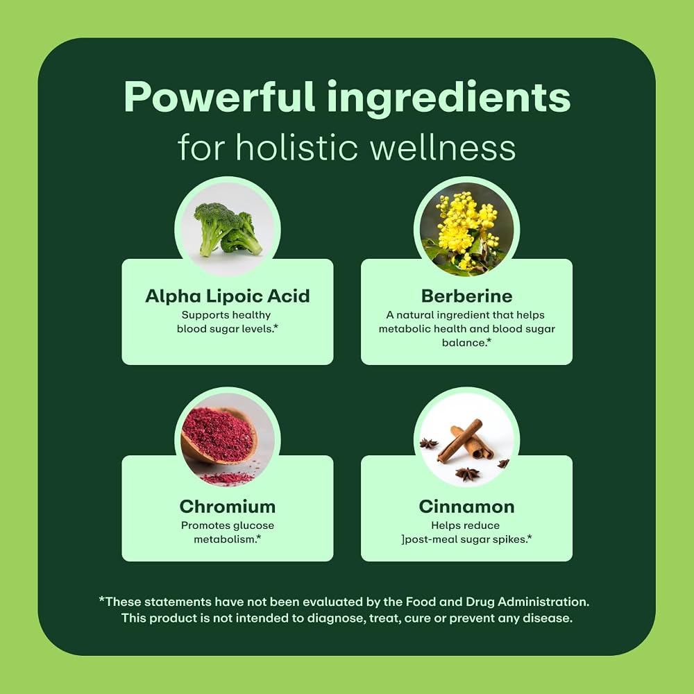 WellWithAll Glucose Metabolism & Wellness Supplement - 60 Tablets - image 2