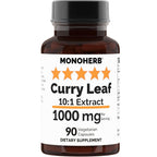 MONOHERB Curry Leaf 10:1 Extract 1000 mg - 90 Capsules