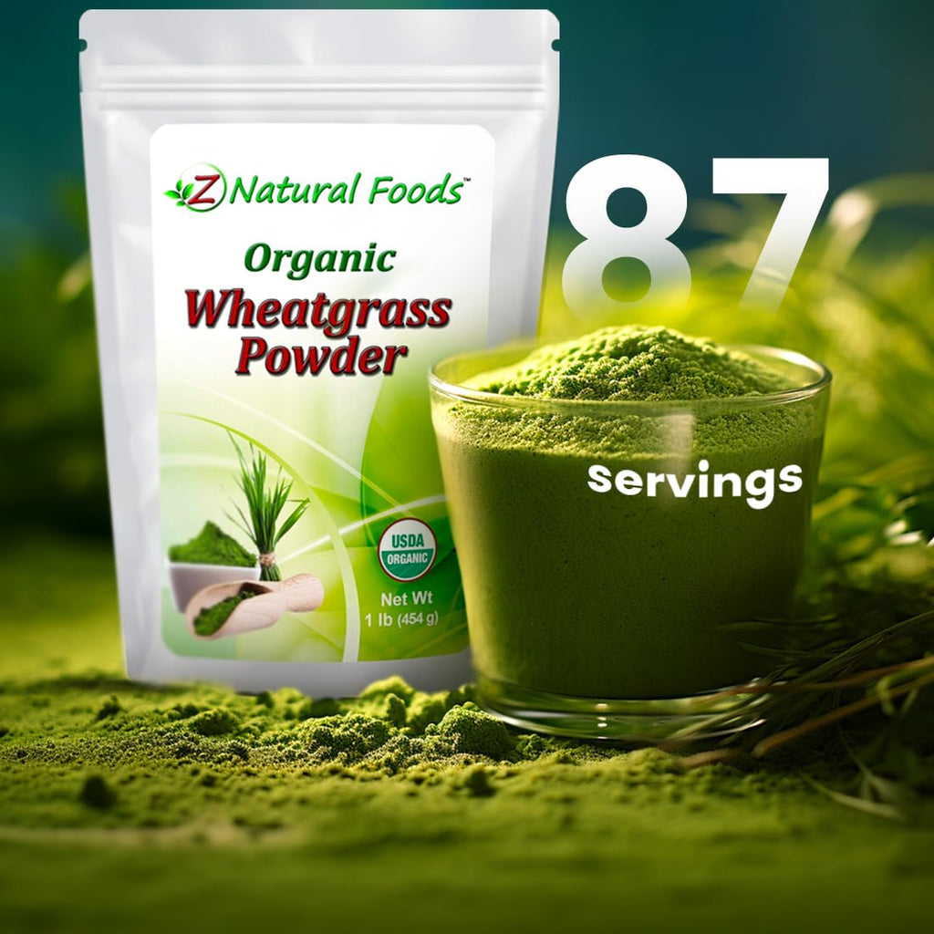 Z Natural Foods Organic Wheatgrass Powder - 1 lb - image 6
