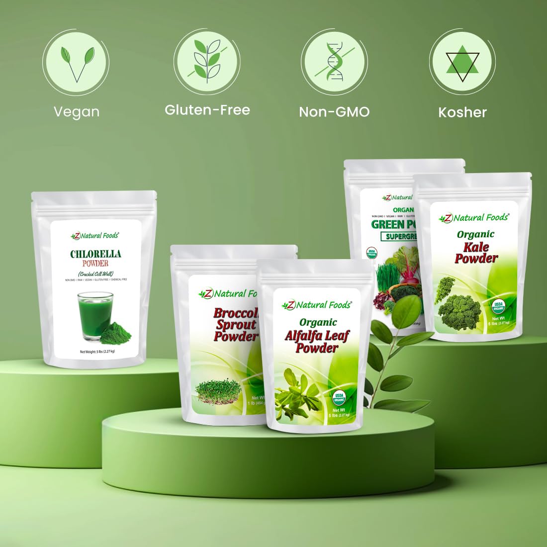 Z Natural Foods Organic Powder - Rich in Amino Acids