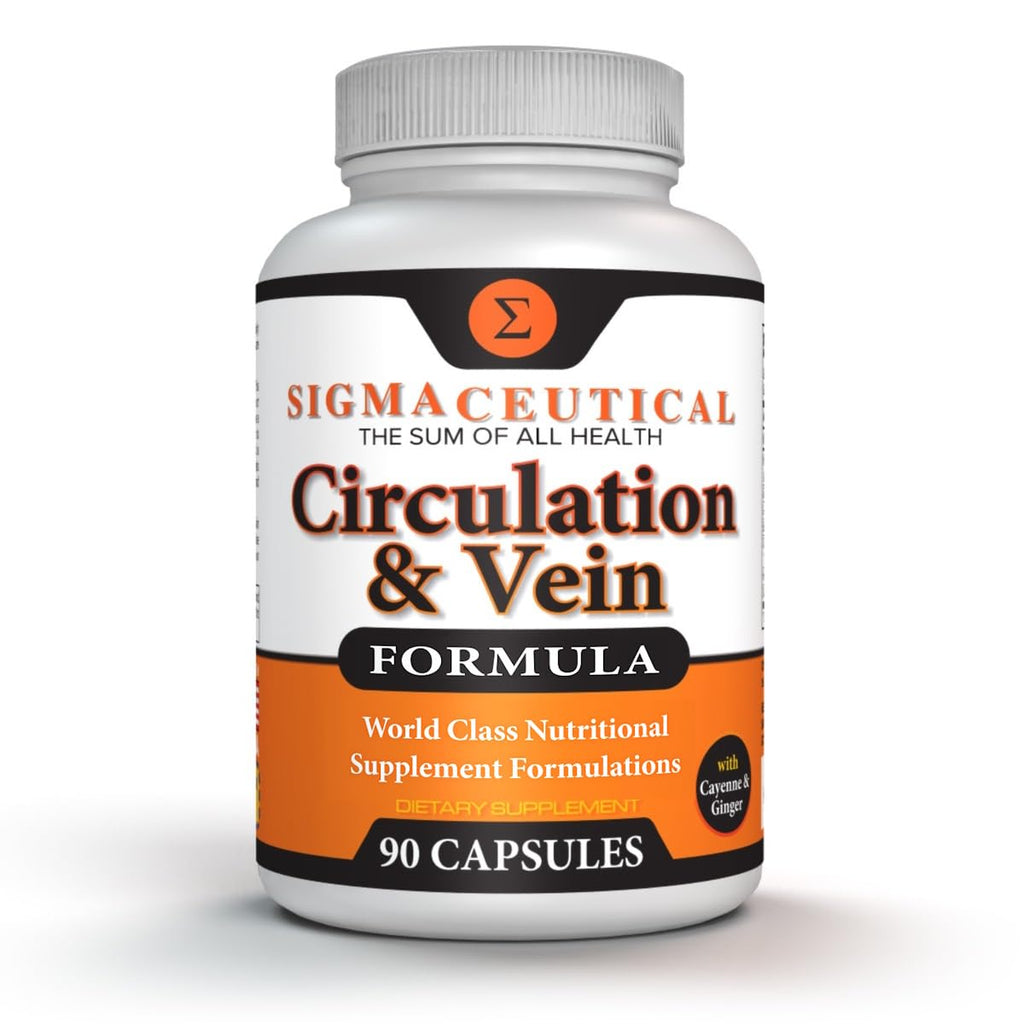 Sigmaceutical Diosmin Circulation Supplement for Leg Vein Support - 90 Capsules