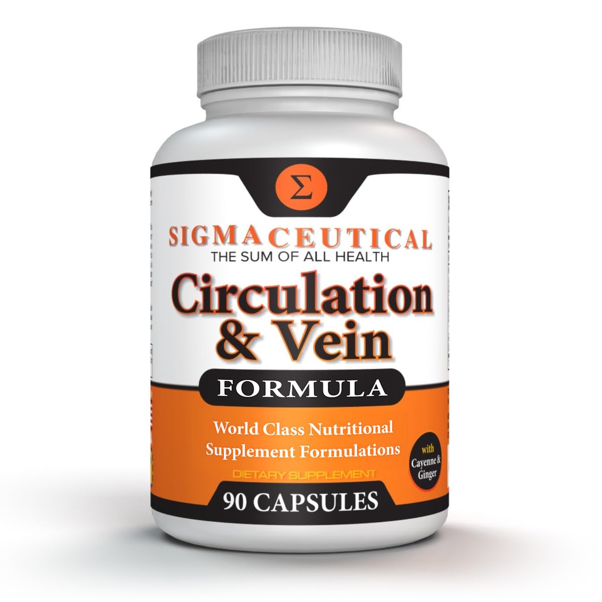 Sigmaceutical Diosmin Circulation Supplement for Leg Vein Support - 90 Capsules