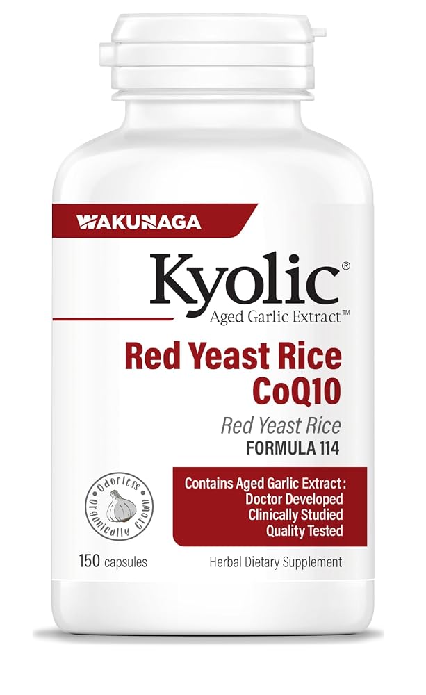 Kyolic Aged Garlic Extract Red Yeast Rice CoQ10 - 150 Capsules