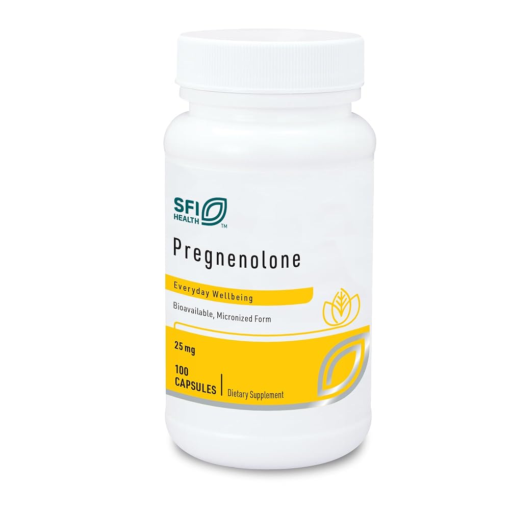 SFI Health Klaire Labs Pregnenolone 25 mg - 100 Capsules