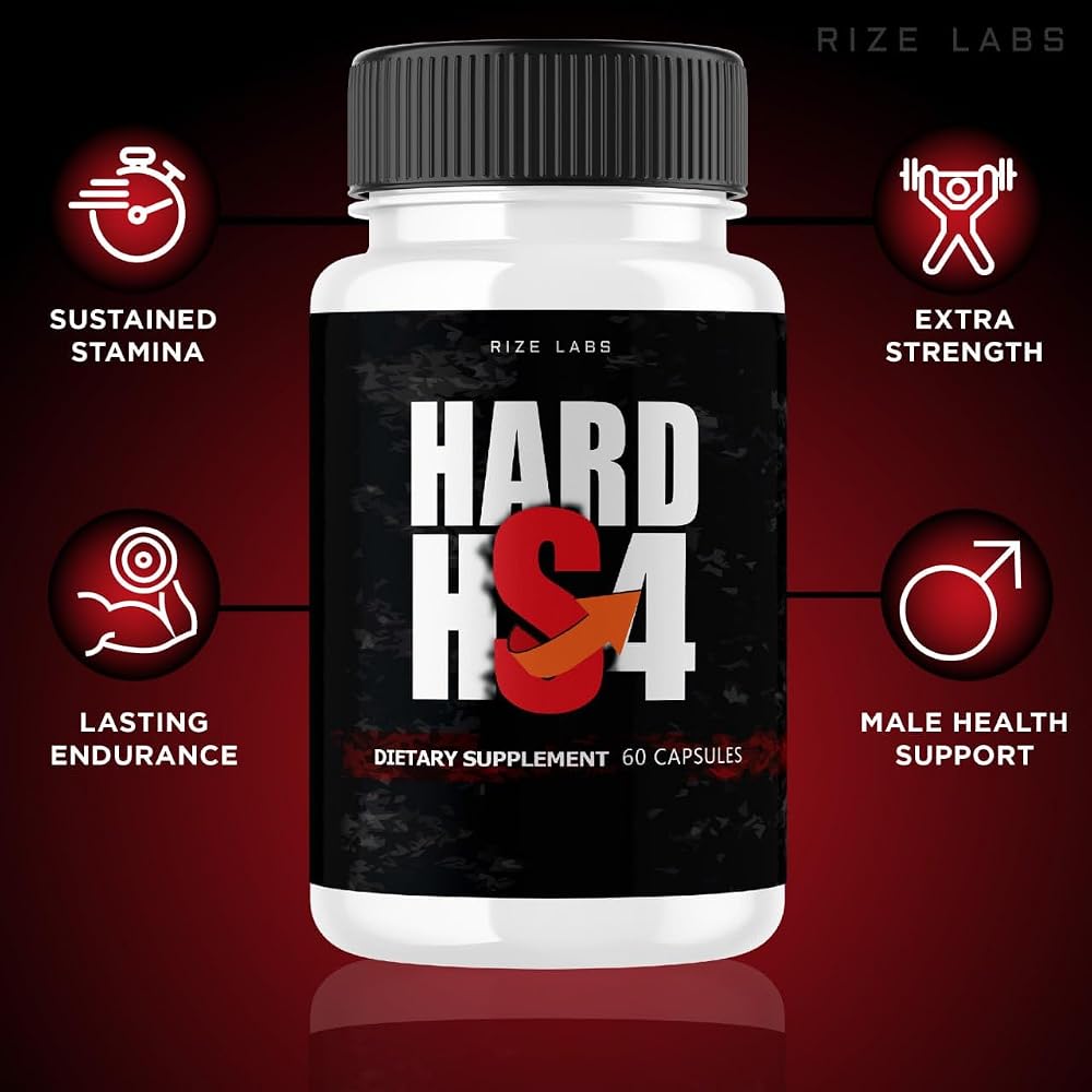 rize labs Hard HS4 Capsules for Men's Health - 120 Capsules - image 4
