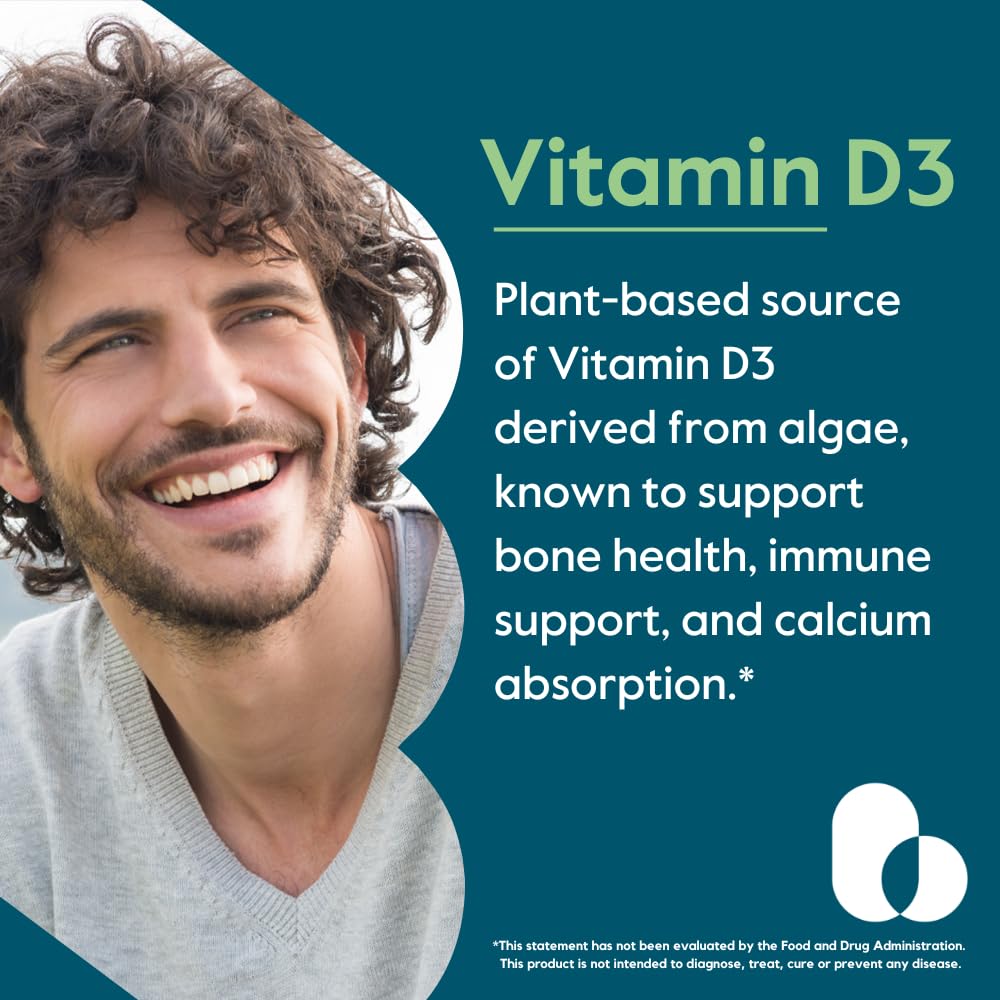 BESTVITE Vegan Vitamin D3 2500 IU - 120 Vegetarian Capsules - image 2