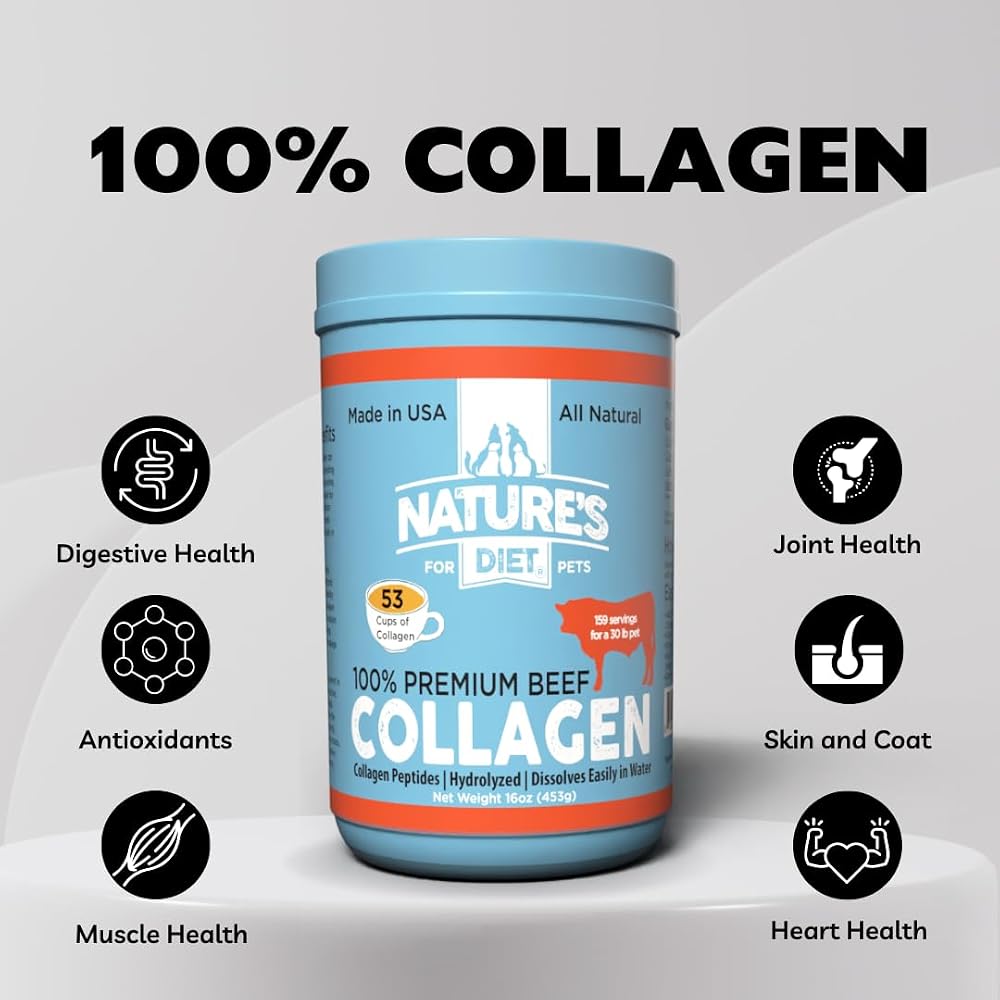 Nature's Diet Beef Collagen Peptides for Dogs & Cats - 16 oz - image 2