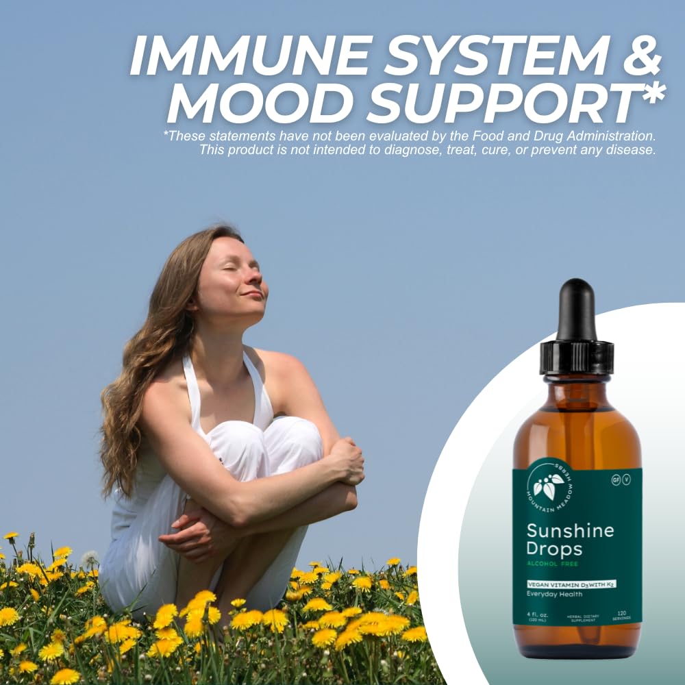 Mountain Meadow Herbs Sunshine Drops Vegan Vitamin D3 - 4 fl oz - image 3