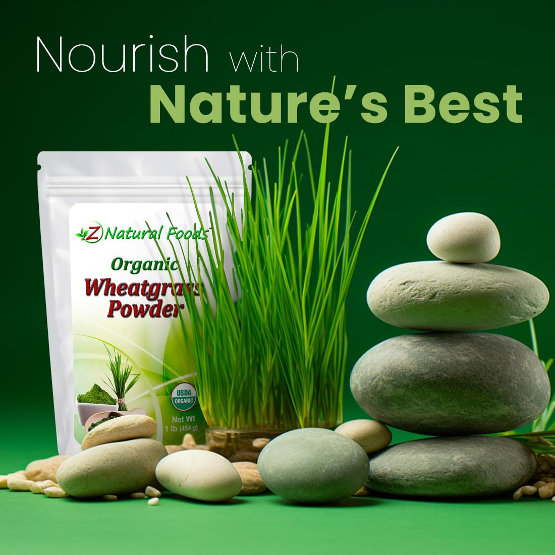 Z Natural Foods Organic Wheatgrass Powder - 1 lb - image 3