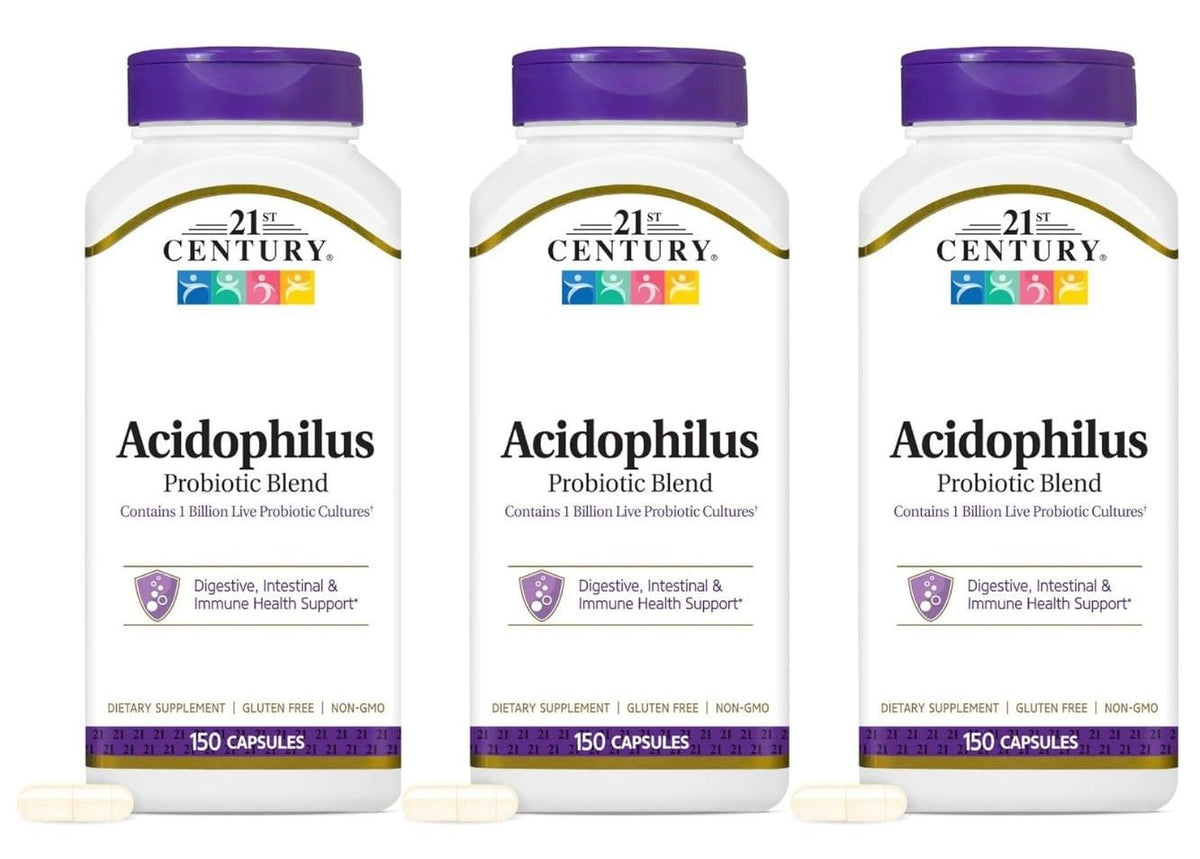 21st Century Acidophilus Probiotic Blend Capsules - 450 Count
