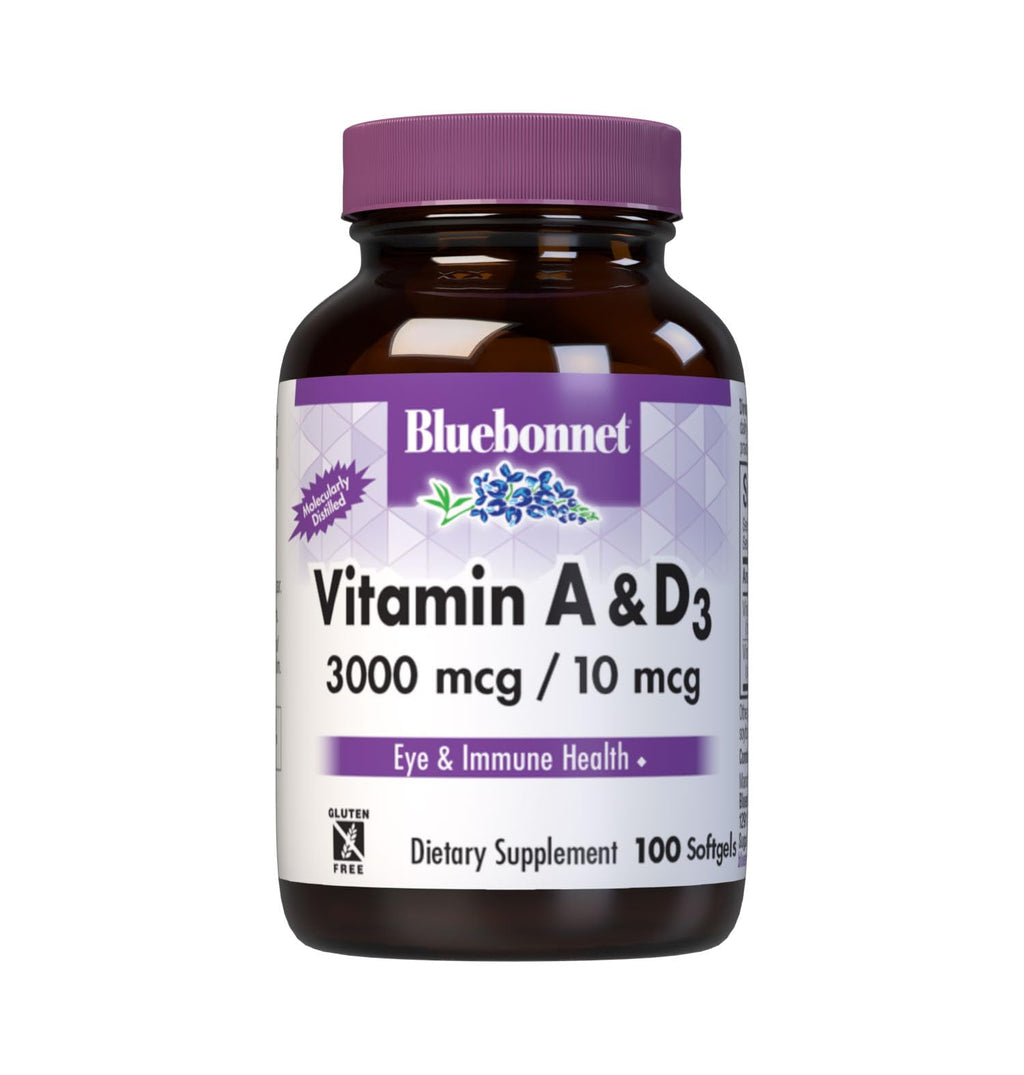 BlueBonnet Vitamin A & D3 10,000 IU/400 IU Fish Oil - 100 Softgels