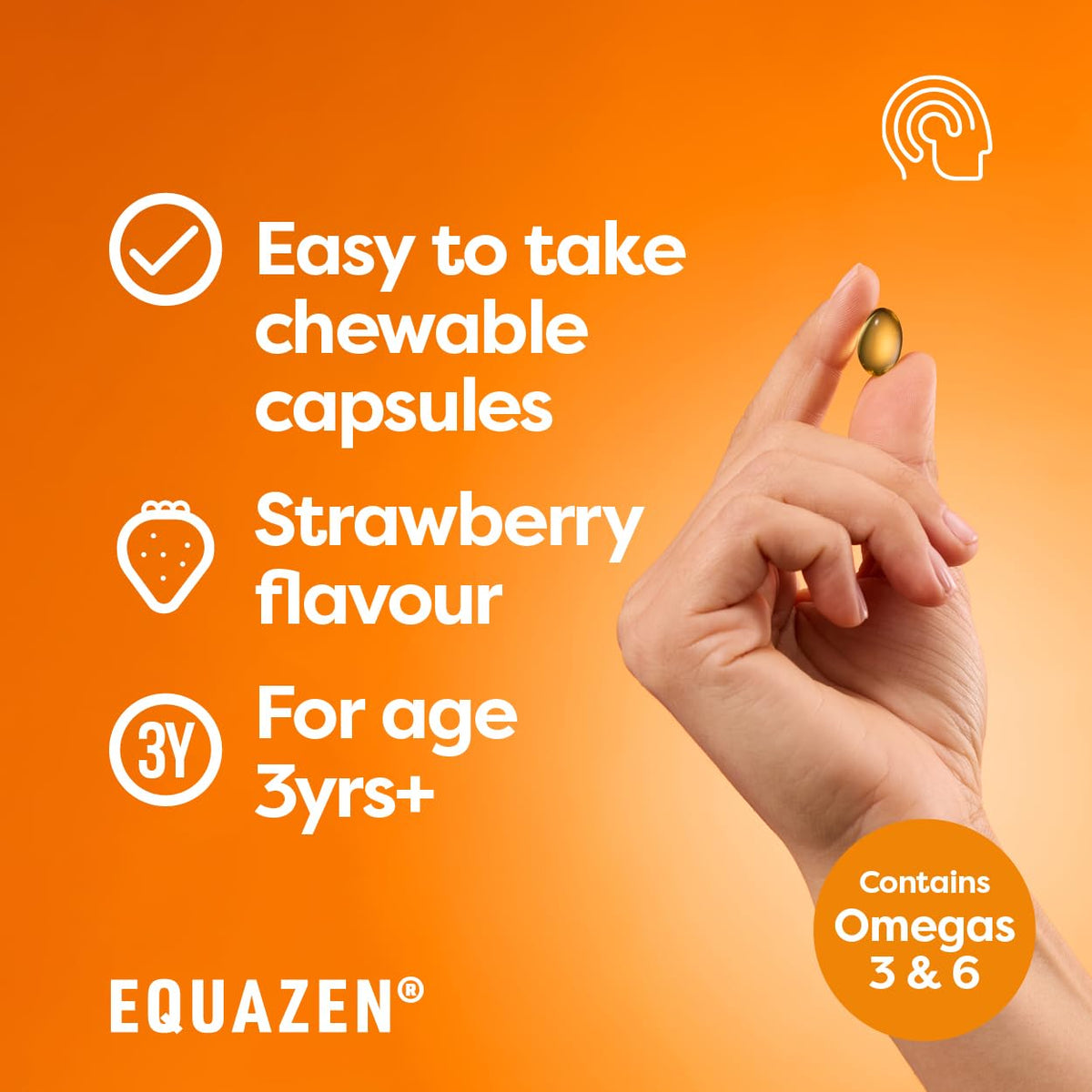 Equazen Eye Q Chews Omega-3 & Omega-6 - 180 Capsules - image 2