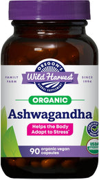 Oregon's Wild Harvest Certified Organic Ashwagandha - 90 Capsules