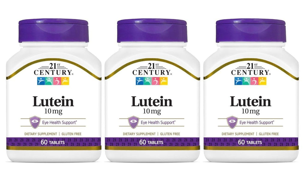 21st Century Lutein 10 mg - 180 Tablets